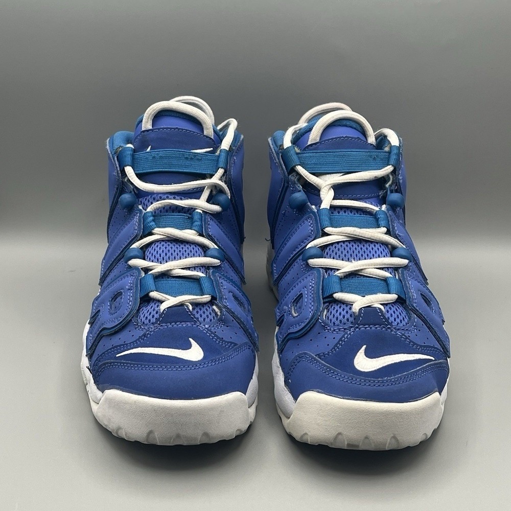 Nike Air More Uptempo Royal Blue Retro - Youth Size 7 Women's Size 8.5 USED - Picture 3 of 8